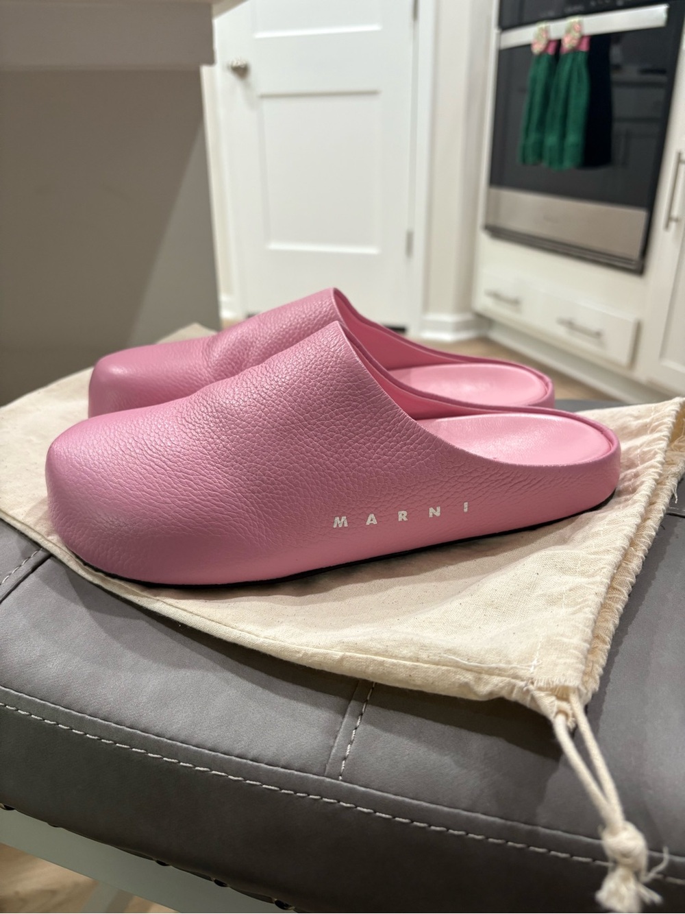 Marni Fussbett Slide Size 8.5/39 Pink
